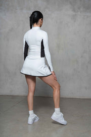 Contrast Slit Skort
