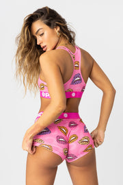 Cheetah Lips Boy Shorts - PSD Underwear