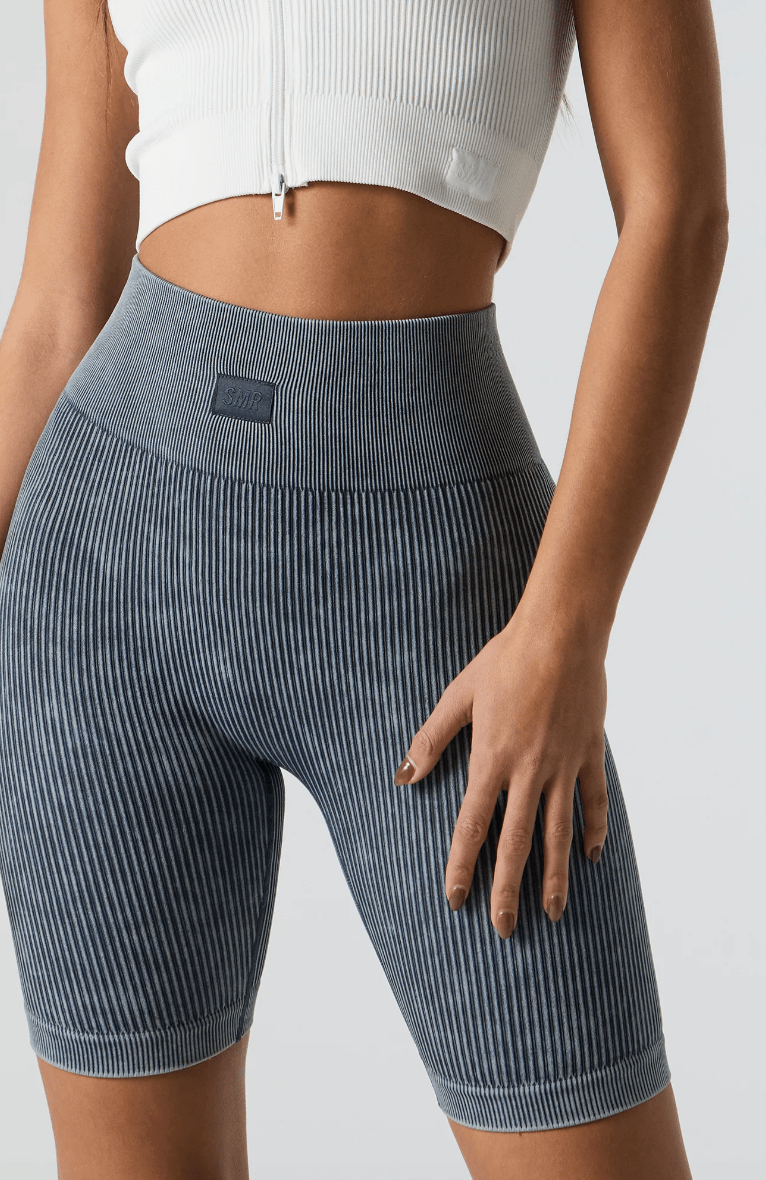 Seamless Ribbed Biker Short