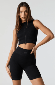 Seamless Ribbed Biker Short