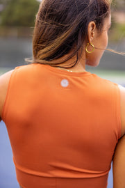 Keyhole Wrap Tank - Orange