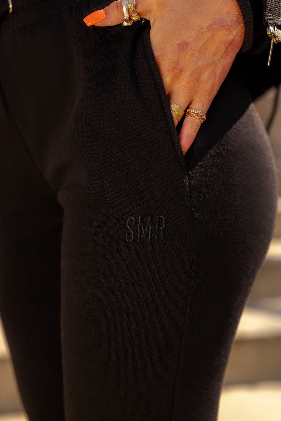 Flared Classic Sweatpant - Black